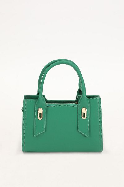 Levidor Grass Green Multi-Compartment Handbag