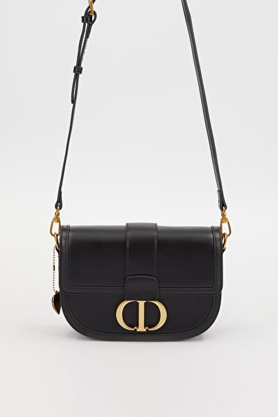 Levidor Μαύρη τσάντα ώμου με λεπτομέρεια