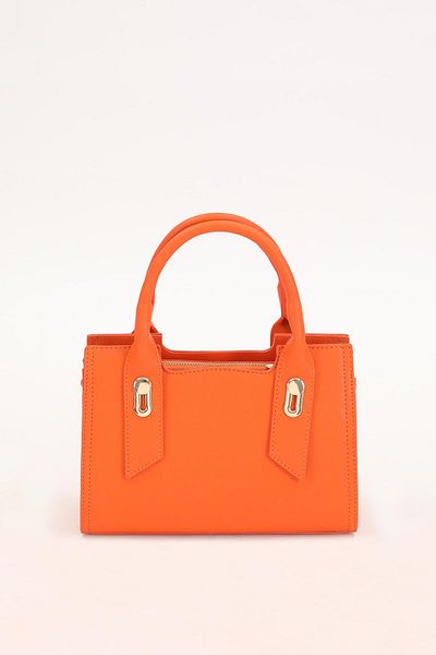 Levidor Orange Multi-Compartment Handbag