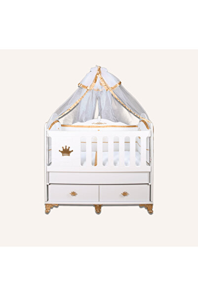 EFENDİ BEBE YUYA AYAKLI TAÇLI BEŞİK