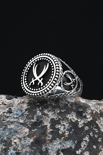 Prestige Zülfikar Hz. Ali'nin Kılıcı 925 Ayar Gümüş Erkek Yüzüğü 901304