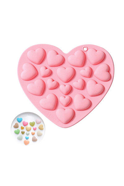 Eminonutoptanci قالب كيك سيليكون الشوكولاته محدب القلب قالب السكر البلاستيسين...