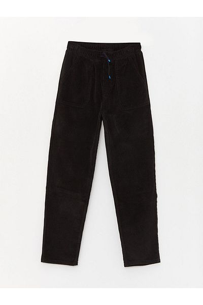 LC Waikiki LCW Kids Comfortable Fit Elastic Waist Boys' Velvet Trousers