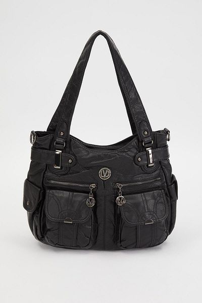 Levidor Black Multi-Eye Shoulder Bag
