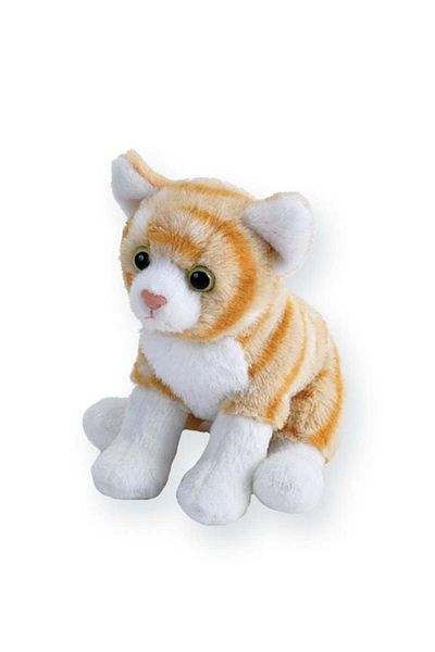 Wild Republic Orange Striped Cat - Plush Toy 13 cm