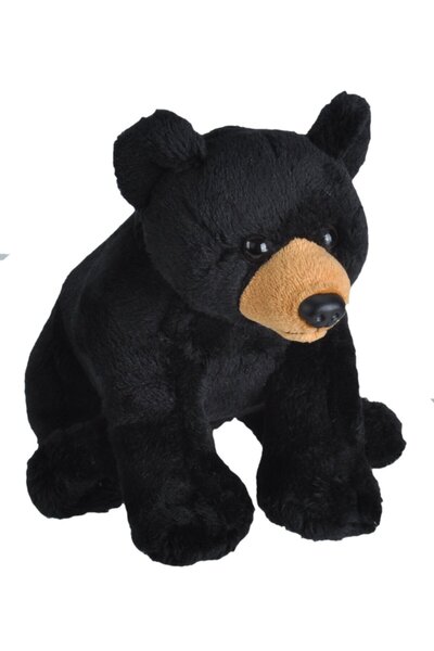 Wild Republic Black Bear - Plush Toy with Sound