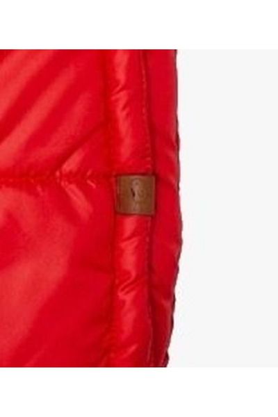 coppa kids 9-12 Months Red Microfabric Fleece Baby Rompers