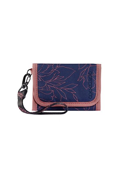 Coocazoo Geldbörse Sweet Rose, Lila-Rosa Portemonnaie Sichtfenster Shop Münzfach