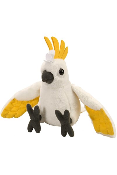 Wild Republic Papagal Cacadu Umbrelat Alb - Jucarie Plus 20 cm