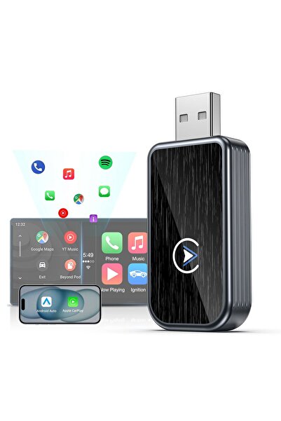 LivX Car Play ve Android Auto Kablosuz Mini Multimedya Adaptörü CPS Uyumlu