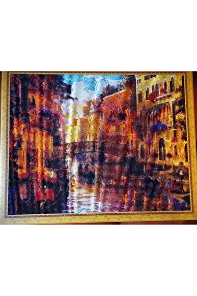 KYBELE SANAT TABLO KRİSTAL TAŞLI VENEDİK (UYGULANMIŞ HALİYLE)