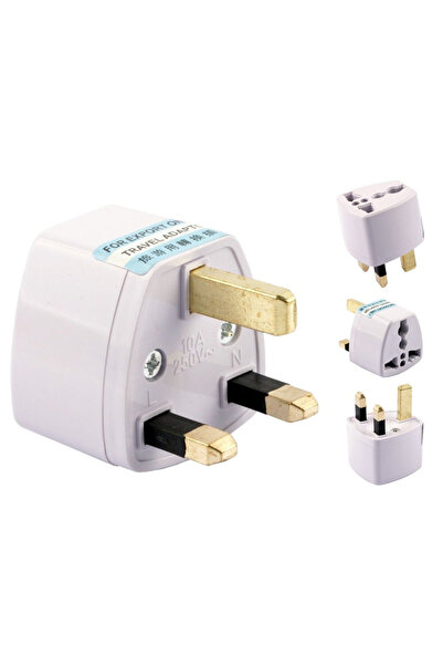 harry Ingiltere, Hong Kong, Irlanda, Kıbrıs Seyahat Fişi Adaptörü Tip G Plug ...