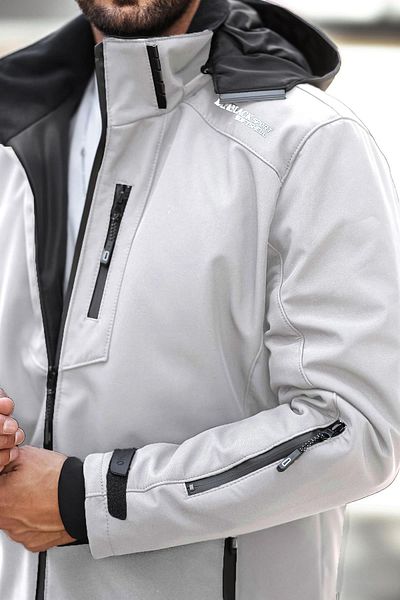 Delpino Ανδρικό παλτό Thermal Softshell με αδιάβροχο και αντιανεμικό