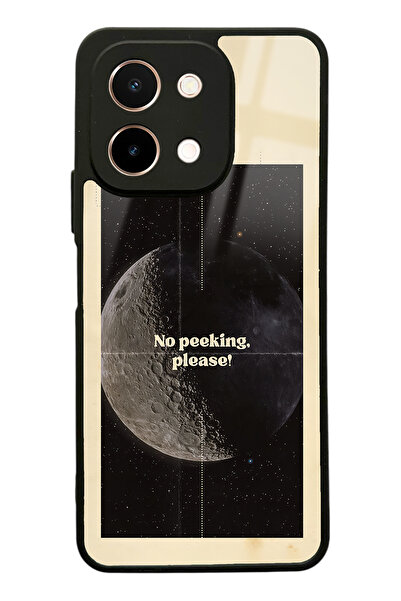 Spoyi Vivo Y28 Peeking Tasarımlı Glossy Telefon Kılıfı