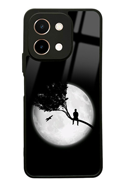 Spoyi Vivo Y28 Aya Bakış Tasarımlı Glossy Telefon Kılıfı