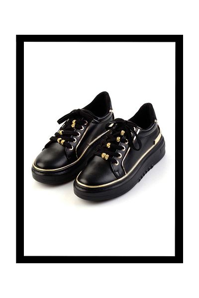 Bambi Women's Black Sneakers K 01345095509