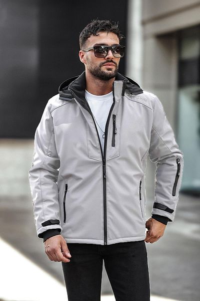 Delpino Ανδρικό παλτό Thermal Softshell με αδιάβροχο και αντιανεμικό
