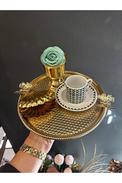 Yalın Kahve sunum tepsisi