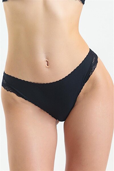 Magic Form 840 Жіночі трусики з мереживною спинкою - чорні