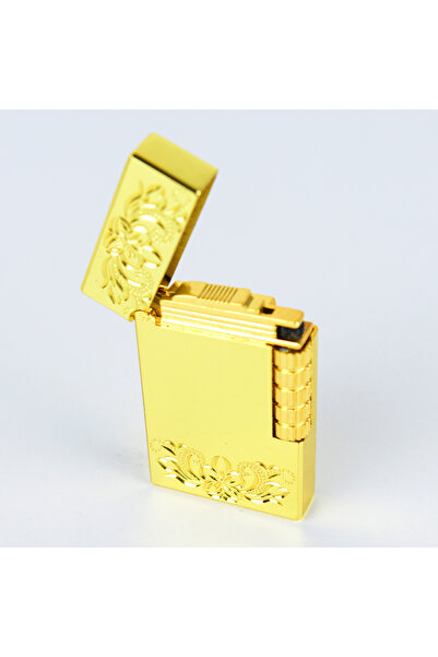 MerciTech Full Metal Alaşımlı Yandan Çakmaklı Özel Desenli Gazlı Çakmak