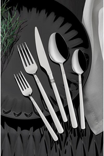 on-on طقم سكاكين وشوكة وملعقة 36 قطعة من باريس 18/10