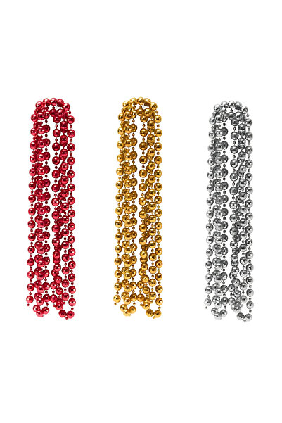 Waldern Στολίδι Χριστουγεννιάτικης Αλυσίδας Premium 5 μέτρων 6 χιλιοστών - Χρυσό