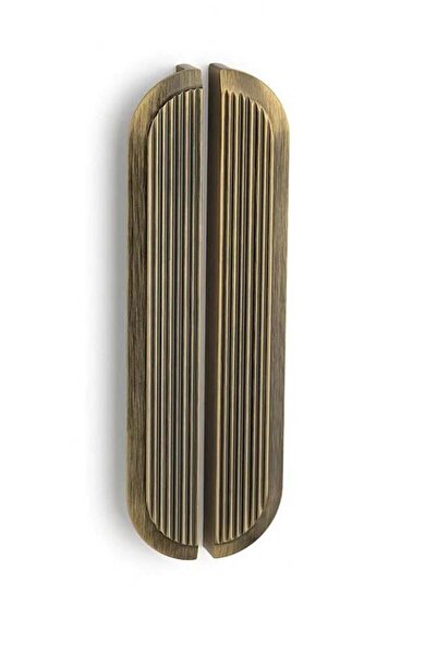 DİZAYNAKS Pera L Tipi Oval Antik Bronz Kulp 224 mm. 209064