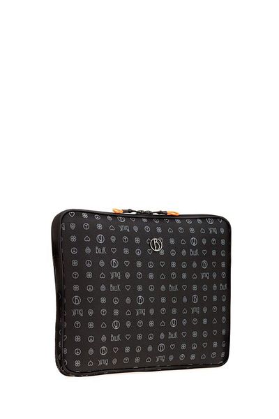 Bilik Deri Monogram Μαύρο Unisex Laptop & Χαρτοφύλακας Tablet-mg 12"