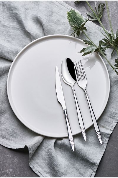 on-on Hera 89 Piece Fork Spoon Knife Set 18/10