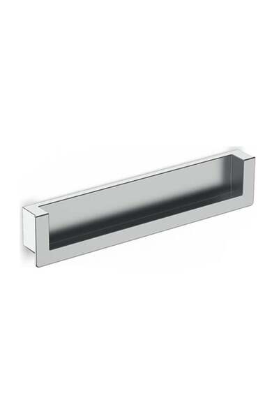 Genel Markalar Yarım Kenar Gömme Kulp Mat Krom 128 Mm