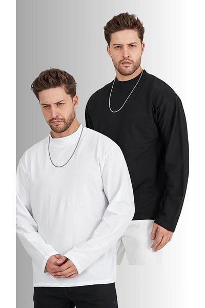 rammers 2-Pack Advantageous Half-Throat Long Sleeve T-Shirts
