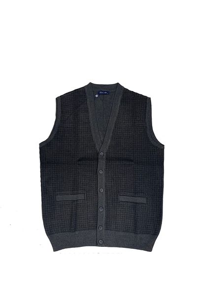 dcn giyim 1985 Ateş Steel Knitted Vest-A25