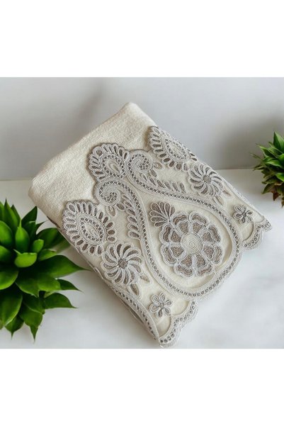Çeyiz Bahçesi Dowry Garden Daffodil Double Towel Set