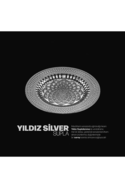 PONCİKPAZAR 6 قطع ستار سيلفر موديل سوبلا