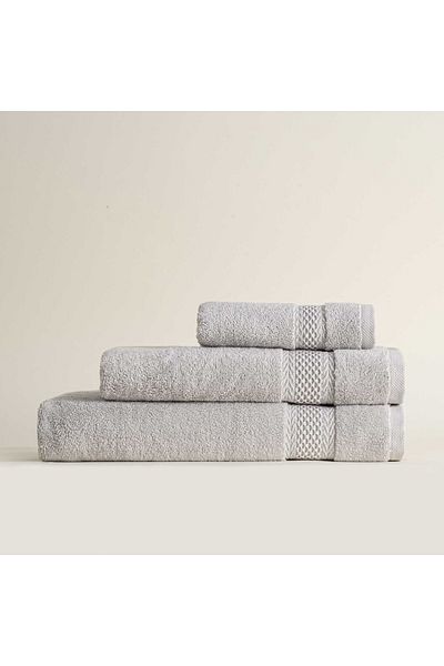 Ecocotton Σετ πετσετών Auraline Grey 3 100% οργανικό βαμβάκι