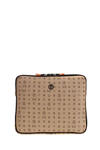 Bilik Deri Monogram Light Mink Unisex Laptop & Χαρτοφύλακας Tablet-mn 12"