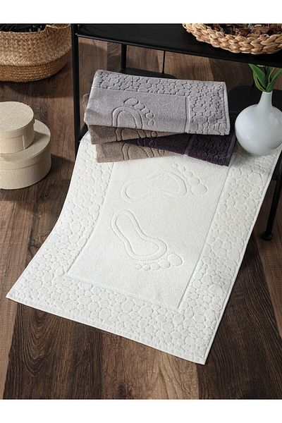 Sevim Set of 2 Grey Towels - 100% Cotton, High Water Absorbent and Thick, 50X70Cm