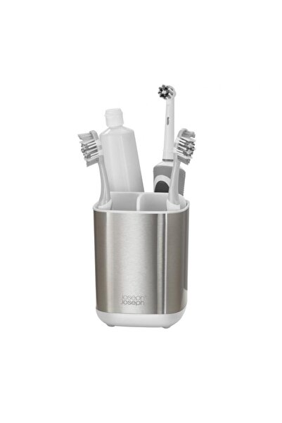 Joseph Joseph 70530 Easystore Steel Diş Fırçalık - Paslanmaz Çelik / Beyaz