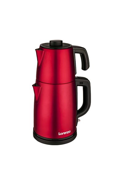 Lorenzo Teazen 2000W Red Steel Electric Tea Maker