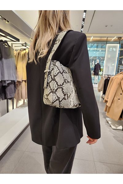 Die Fein Geantă de mână și de umăr pentru femei Mercan Stores din piele intoarsa