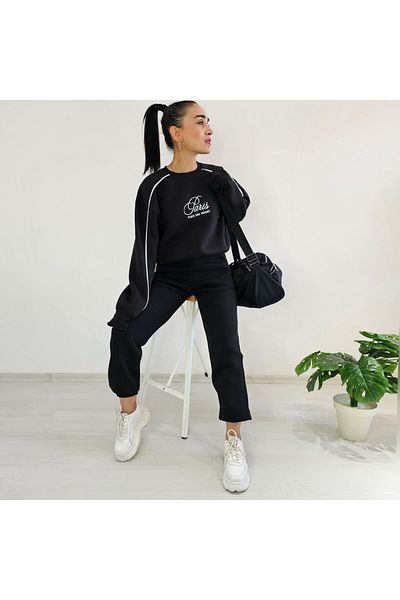 Altı Üstü Butik Σετ αθλητικών φόρμας 3 Thread Raised Paris Print