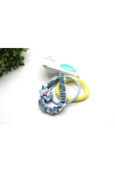 Tezcan Aksesuar Комплект от 3 сладки фигурни ластика за коса