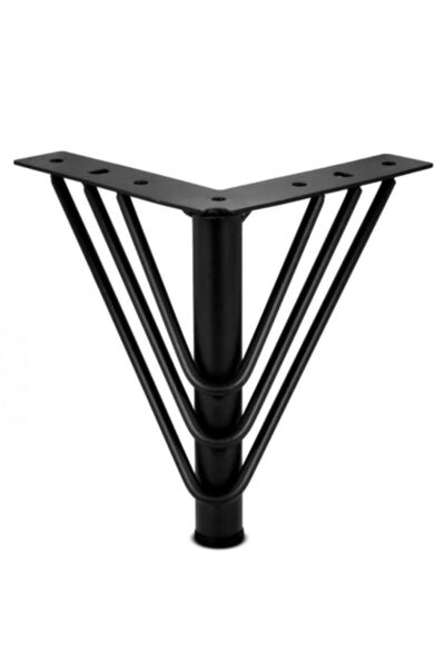 Lion Lioon Art 12cm Metal (4 Pieces) Black Metal Furniture, Cabinet, Sofa, Sofa, Tv Unit Legs