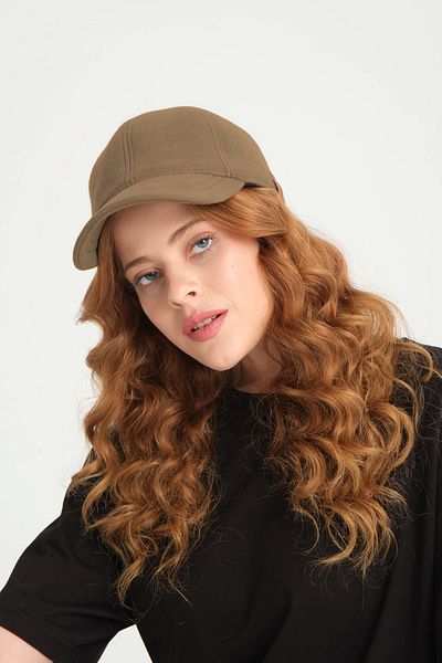 robanu Adjustable Velcro Stamped Sports Hat - Camel Cap Baseball Cap