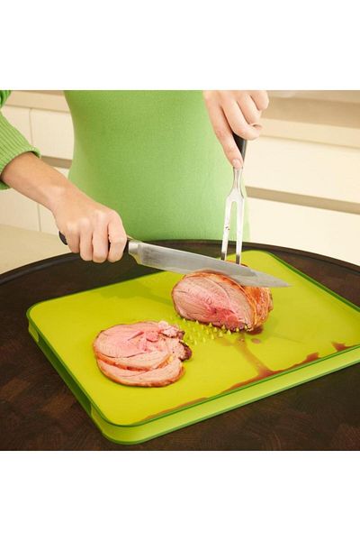 Joseph Joseph 60001 Cut&Carve Plus Large Cutting Board - Green
