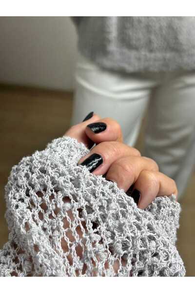BETULAKSUBUTİK Oversize Openwork Knitwear
