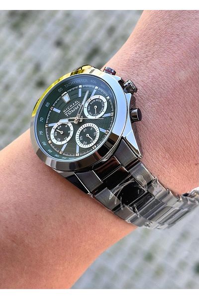 MICHAEL TOMMY 5 Atm Waterproof Steel Case Men's Wristwatch