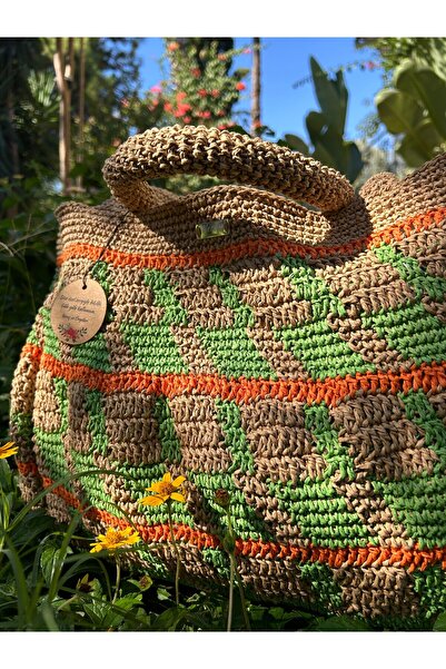 EL YAPIMI HASIR ÇANTA