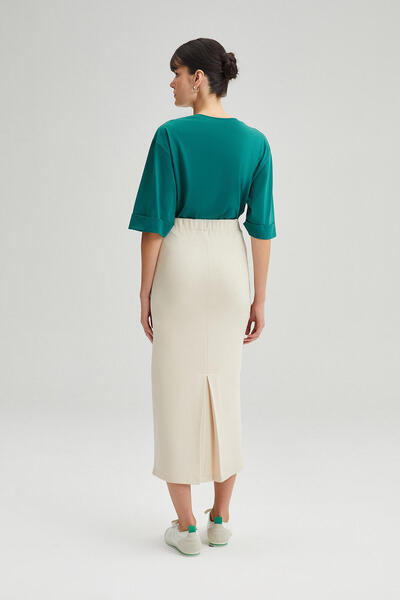 Touché Privé STEEL SKIRT WITH ELASTIC BELI