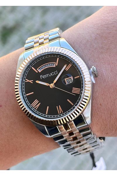 Ferrucci Men's Wristwatch - Steel Cord